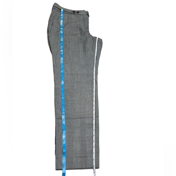 J. Crew Maddie Glen Houndstooth Plaid Wool Blend Pants - Picture 9 of 12